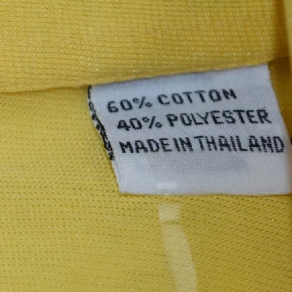 Sears Dragon Logo Sport Shirt VTG 80s Yellow with Brown Dragon Shirt M/L Grunge - Picture 13 of 16